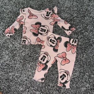 Disney Junior Minnie Mouse Outfit Girls 0-3 months Infant Perfect Condition
